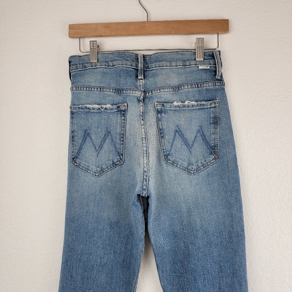 MOTHER The Desperado High Rise Flare Jeans in Secret Sister 27 - Picture 6 of 15